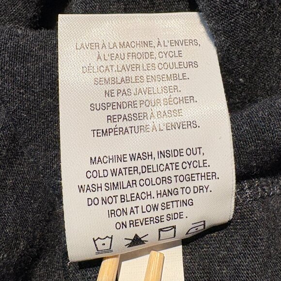 Reitmans Nightgown Cat Design Charcoal Long Sleeve Womans Size XXS (SKU:34W) - Picture 5 of 7